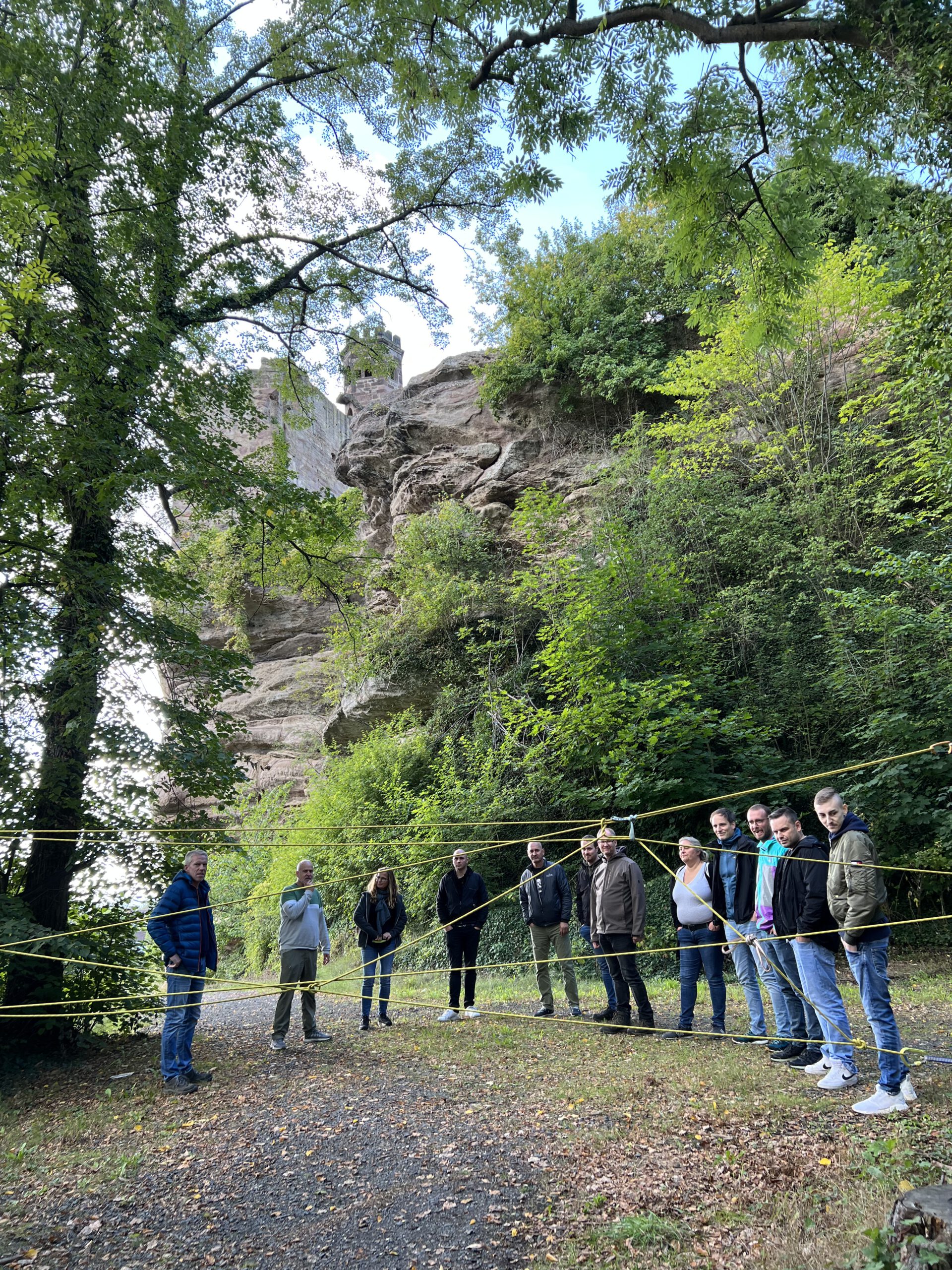 Teambuilding im Wald bei dir vor Ort
